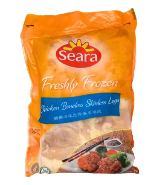 Foodstuff Supplier Frozen Chicken Leg boneless Skin less SEARA brand